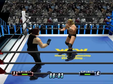 Virtual Pro Wrestling 64 (Japan) screen shot game playing